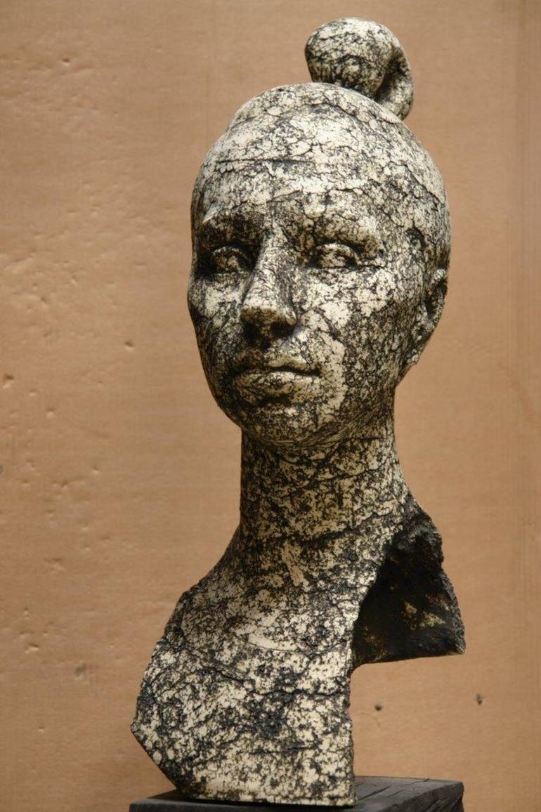 Original Portrait Sculpture by Oleh Kapustyak