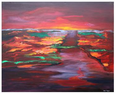Original Abstract Landscape Paintings by Carl Taylor