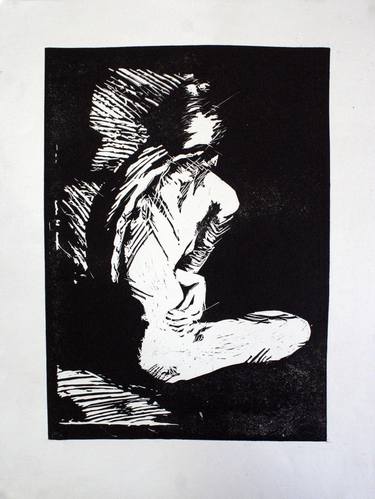 Print of Women Printmaking by Gabriella Maria Leonte