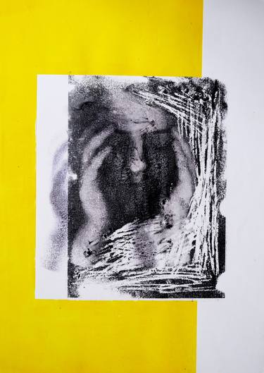 Print of Abstract Portrait Printmaking by Gabriella Maria Leonte