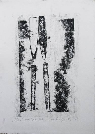 Print of Abstract Printmaking by Gabriella Maria Leonte