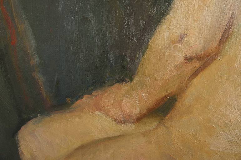 Original Figurative Nude Painting by Ilya Chulochnikov