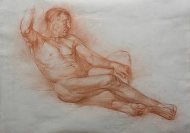 Original Figurative Nude Drawings by Ilya Chulochnikov