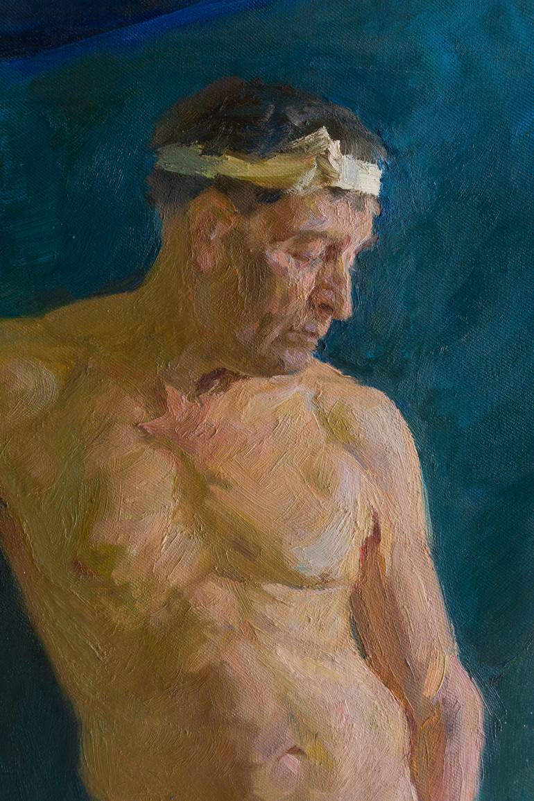 Original Figurative Nude Painting by Ilya Chulochnikov