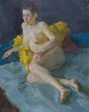 Original Figurative People Paintings by Ilya Chulochnikov