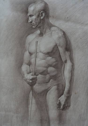 Original Figurative Body Drawings by Ilya Chulochnikov