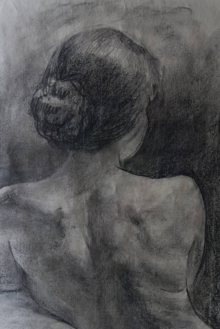 Original Figurative People Drawing by Ilya Chulochnikov