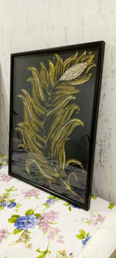 Original Minimalism Floral Paintings by Ravshan Kirgizbayev