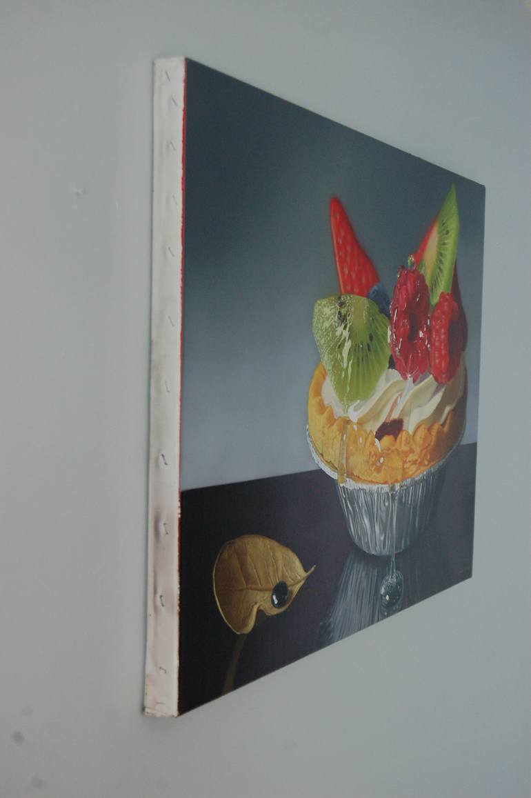 Original Realism Cuisine Painting by Yampier Sardina Esperon