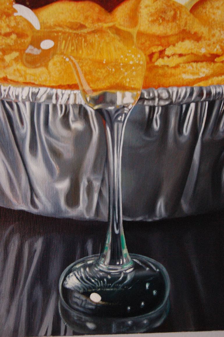 Original Realism Cuisine Painting by Yampier Sardina Esperon