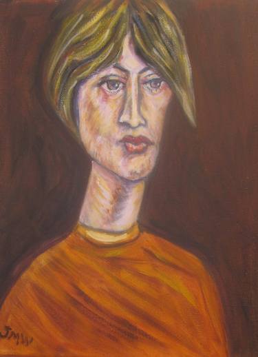 Original Expressionism Portrait Paintings by Jack Michael Weinblatt