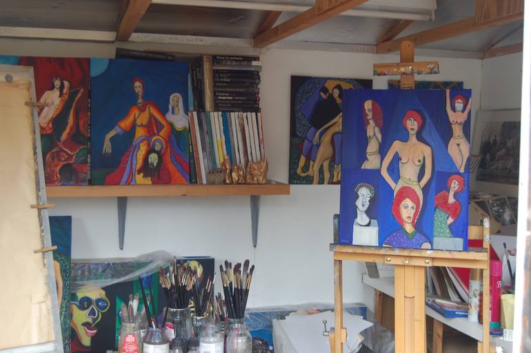 Original Expressionism Body Painting by Jack Michael Weinblatt