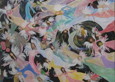Print of Abstract Expressionism Classical mythology Paintings by Linda Watson