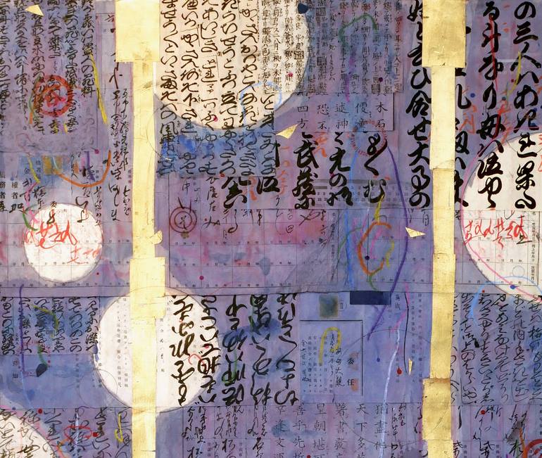 Original Abstract Expressionism Abstract Collage by Craig Anczelowitz