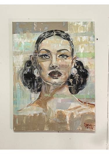 Original Women Mixed Media by Andy Fung