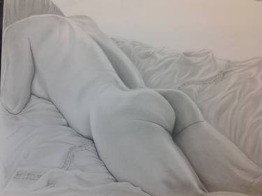Print of Figurative Nude Drawings by FRANK ROGERS