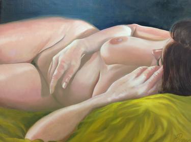 Original Figurative Nude Paintings by FRANK ROGERS