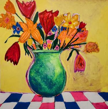 Print of Fine Art Floral Paintings by Sona Mirzaei