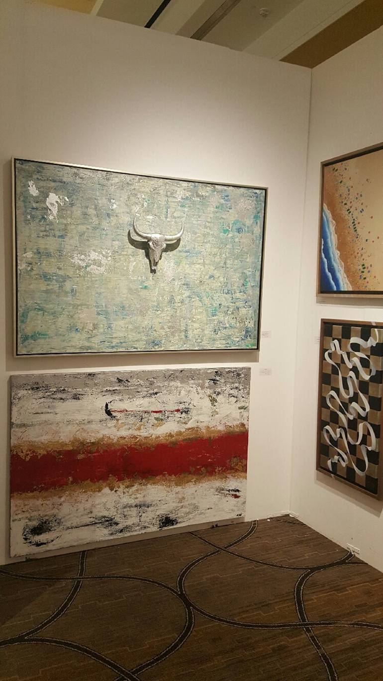 Original Abstract Expressionism Abstract Painting by Sona Mirzaei