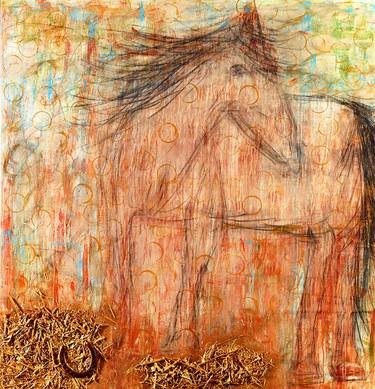 Original Abstract Horse Paintings by Sona Mirzaei