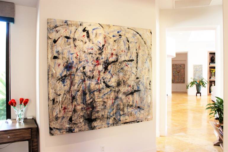 Original Abstract Expressionism Abstract Painting by Sona Mirzaei