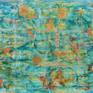 Antioch - acrylic, oil,  mixed media, precious metal leafing on canvas. 

Roman series