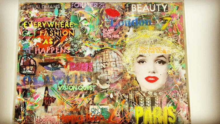 Original Pop Culture/Celebrity Collage by Sona Mirzaei