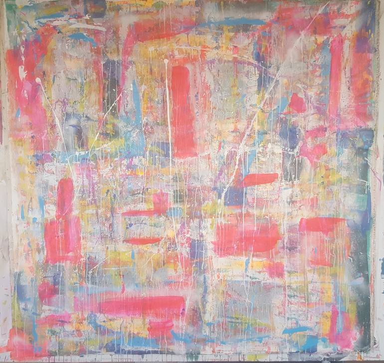 Original Abstract Expressionism Abstract Painting by Sona Mirzaei