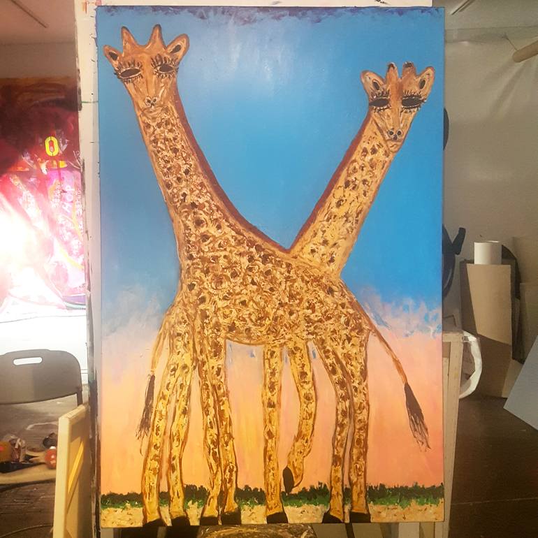 Original Expressionism Animal Painting by Sona Mirzaei
