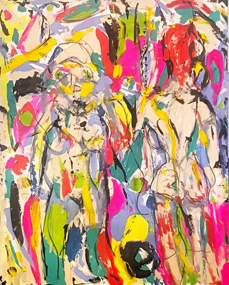 Print of Abstract Expressionism Abstract Painting by Sona Mirzaei