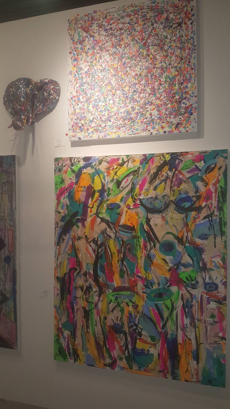 Original Abstract Expressionism Abstract Painting by Sona Mirzaei