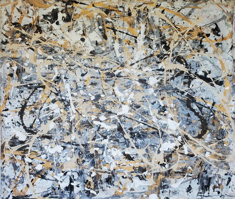 Original Abstract Expressionism Abstract Painting by Sona Mirzaei
