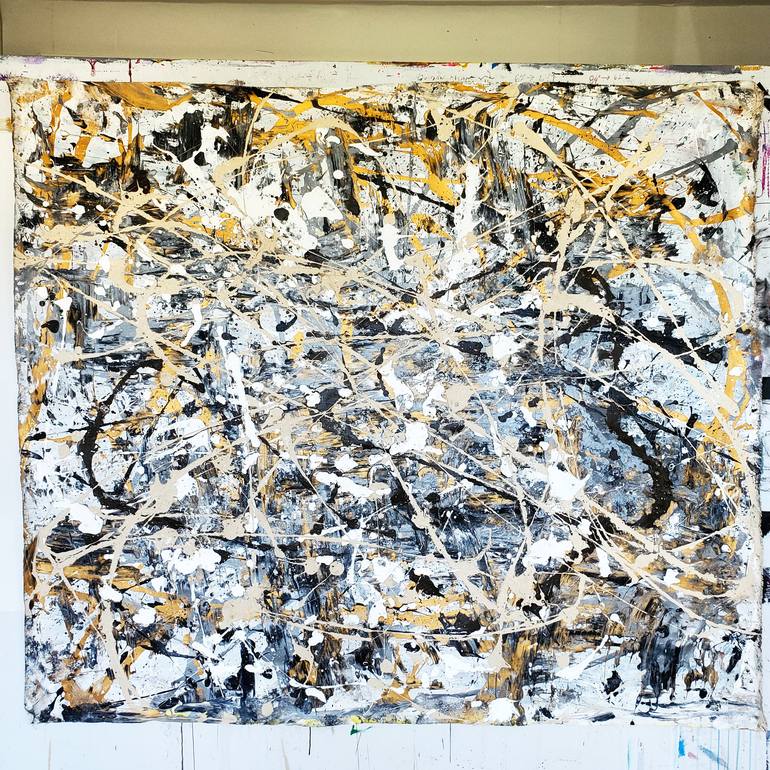 Original Abstract Expressionism Abstract Painting by Sona Mirzaei