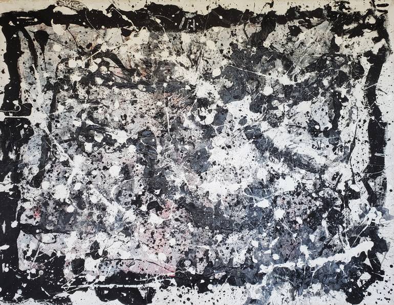 Original Abstract Expressionism Abstract Painting by Sona Mirzaei