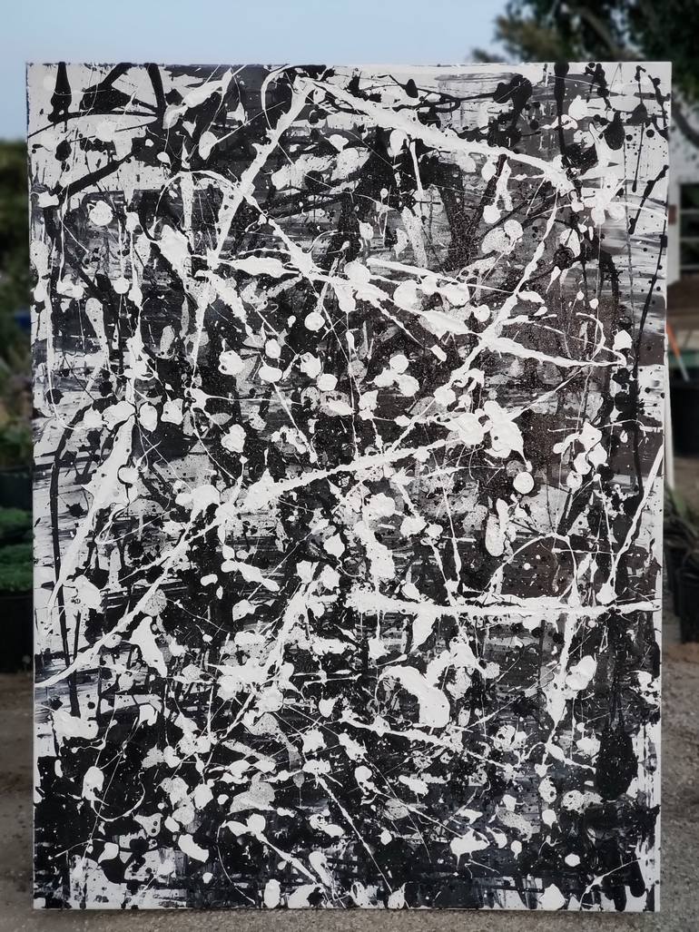 Original Abstract Expressionism Abstract Painting by Sona Mirzaei