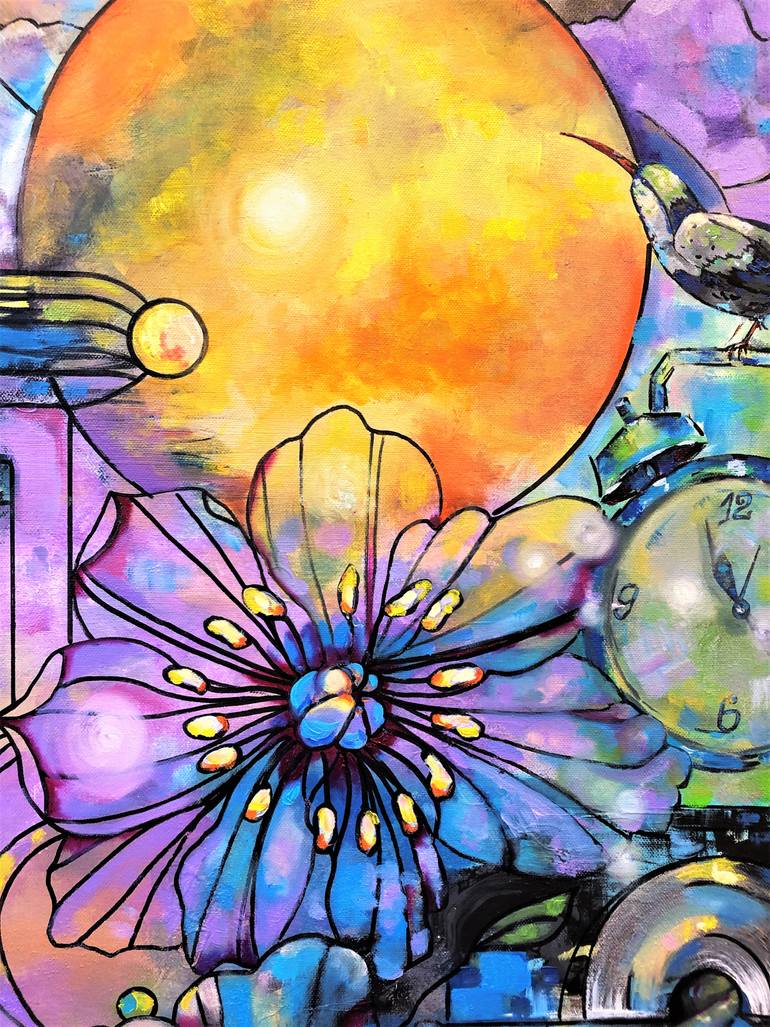Original Abstract Expressionism Abstract Painting by Anda Bieza
