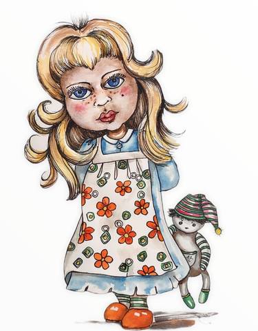 Print of Illustration Kids Drawings by Anda Bieza