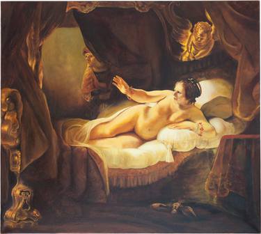 Original Fine Art Nude Paintings by Witold Fiedziuk