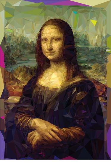 Mona Lisa - Low Poly - Limited Edition of 50 thumb