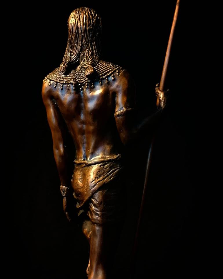 Original Fine Art Men Sculpture by TöLgyes-PoóS Anna