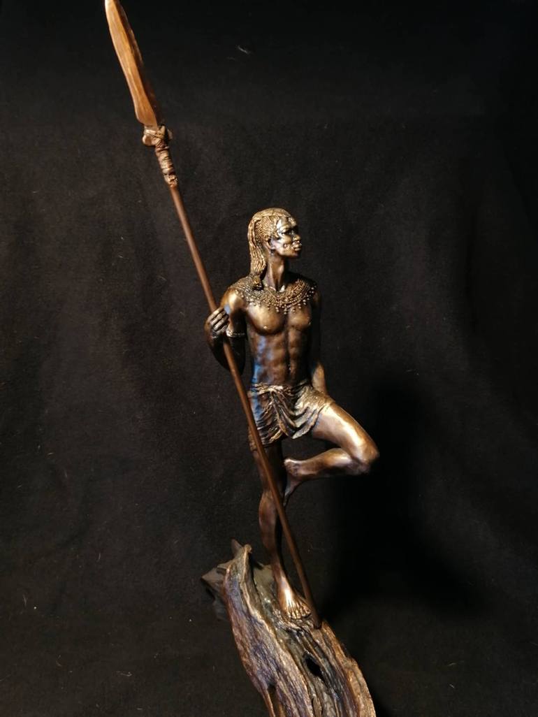 Original Fine Art Men Sculpture by TöLgyes-PoóS Anna