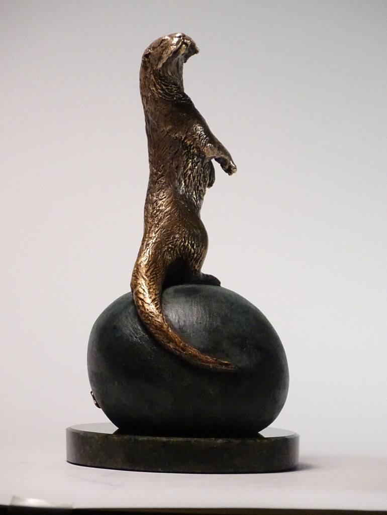 Original Figurative Animal Sculpture by Tölgyes-Poós Anna