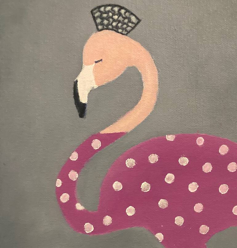 Original Abstract Humor Painting by Maria Rogers