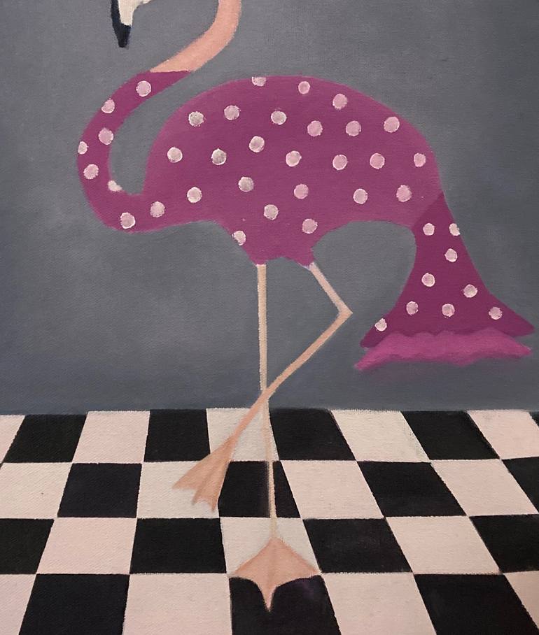 Original Abstract Humor Painting by Maria Rogers