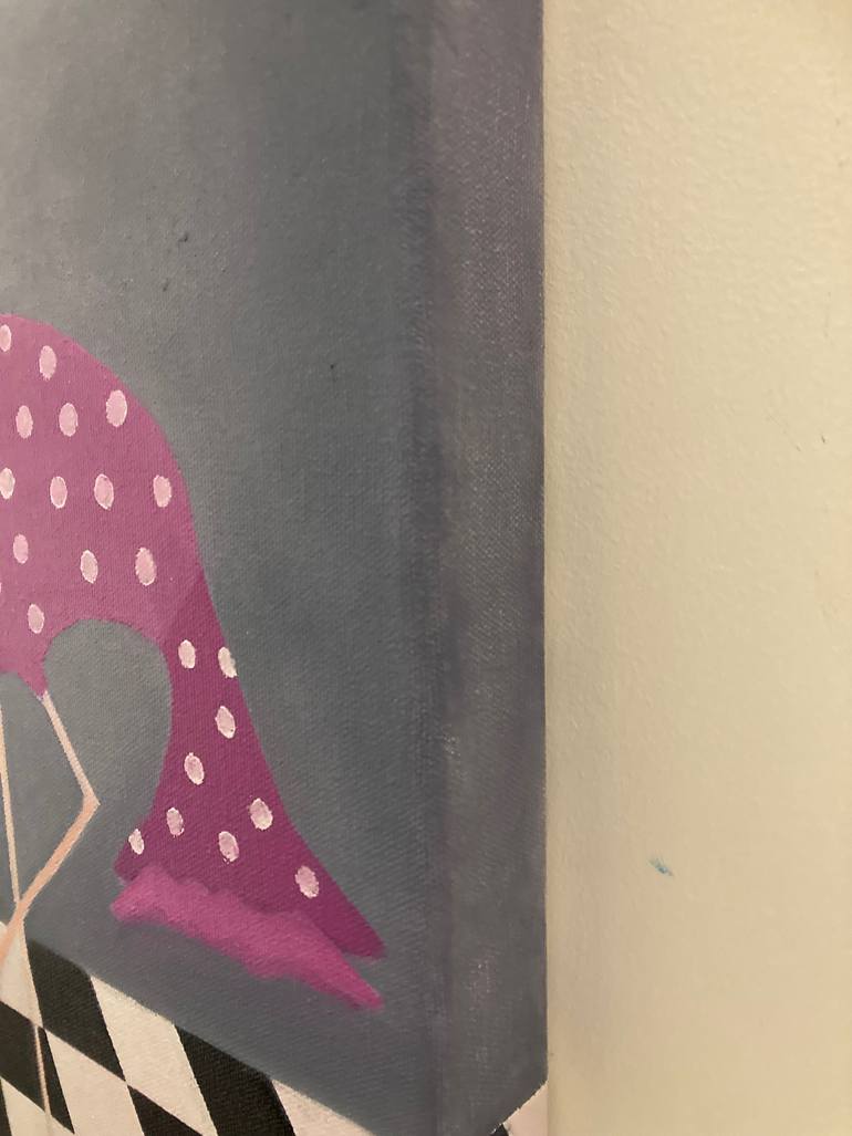 Original Abstract Humor Painting by Maria Rogers