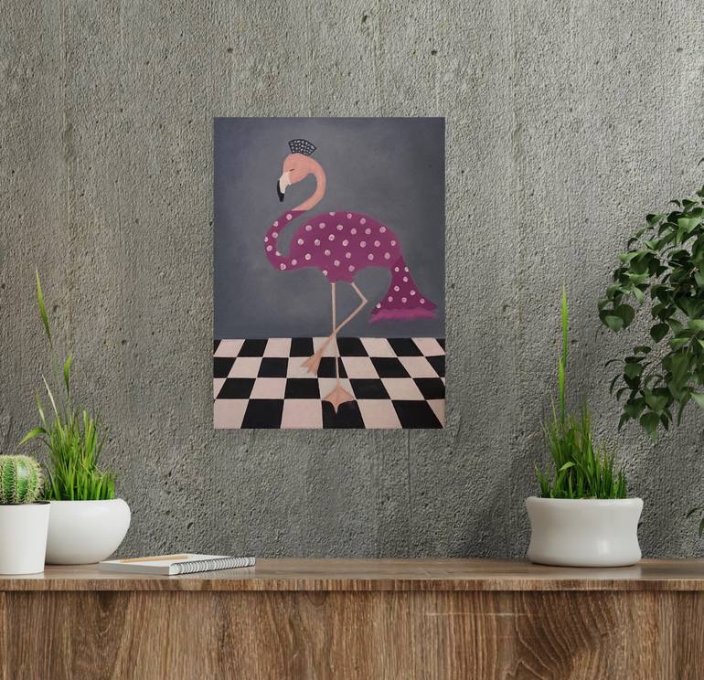 Original Abstract Humor Painting by Maria Rogers