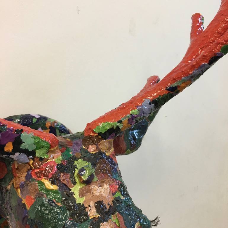 Original Expressionism Animal Sculpture by Maria Rogers