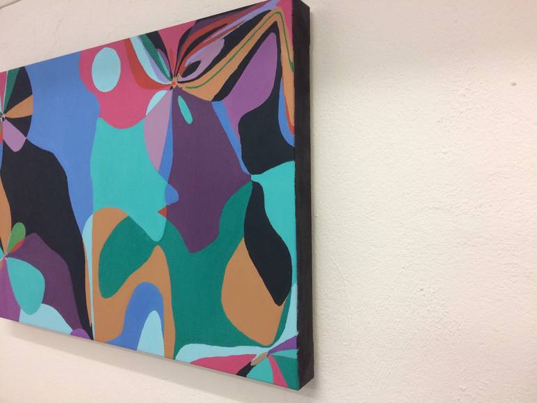 Original Minimalism Abstract Painting by Maria Rogers