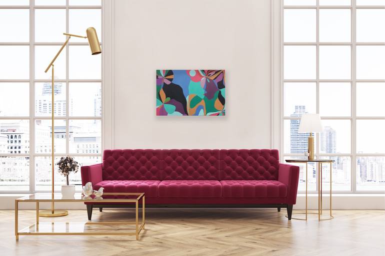 Original Minimalism Abstract Painting by Maria Rogers