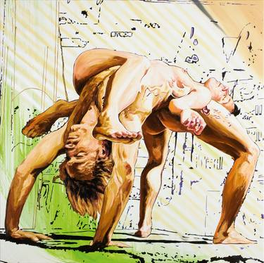 Original Surrealism Nude Paintings by Edgar Leissing